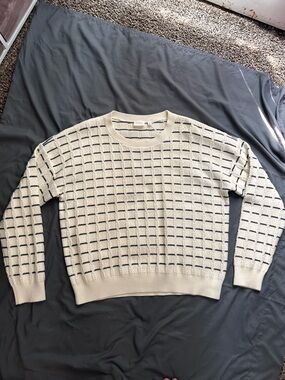 Cyrus Women's Color-Block Eyelash Knit Sweater - Size XL